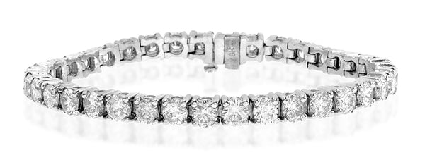 Diamond Tennis Bracelet 9.00ct 18K White Gold